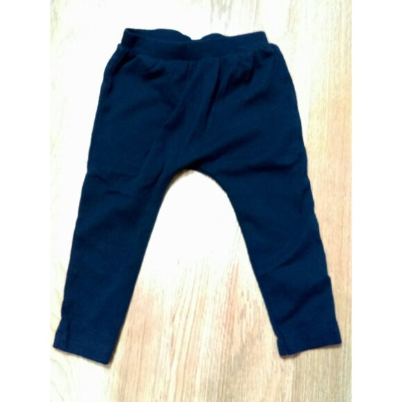 Carter's Baby Boys Bear with Ears Blue Long  100% Cotton Pull On Pants 12 months - Picture 2 of 6